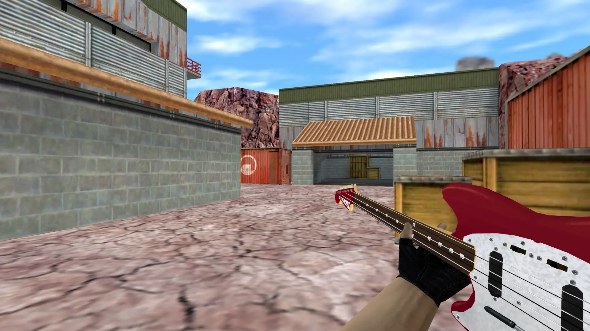 Guitar Shotgun — de_nuke (first person)