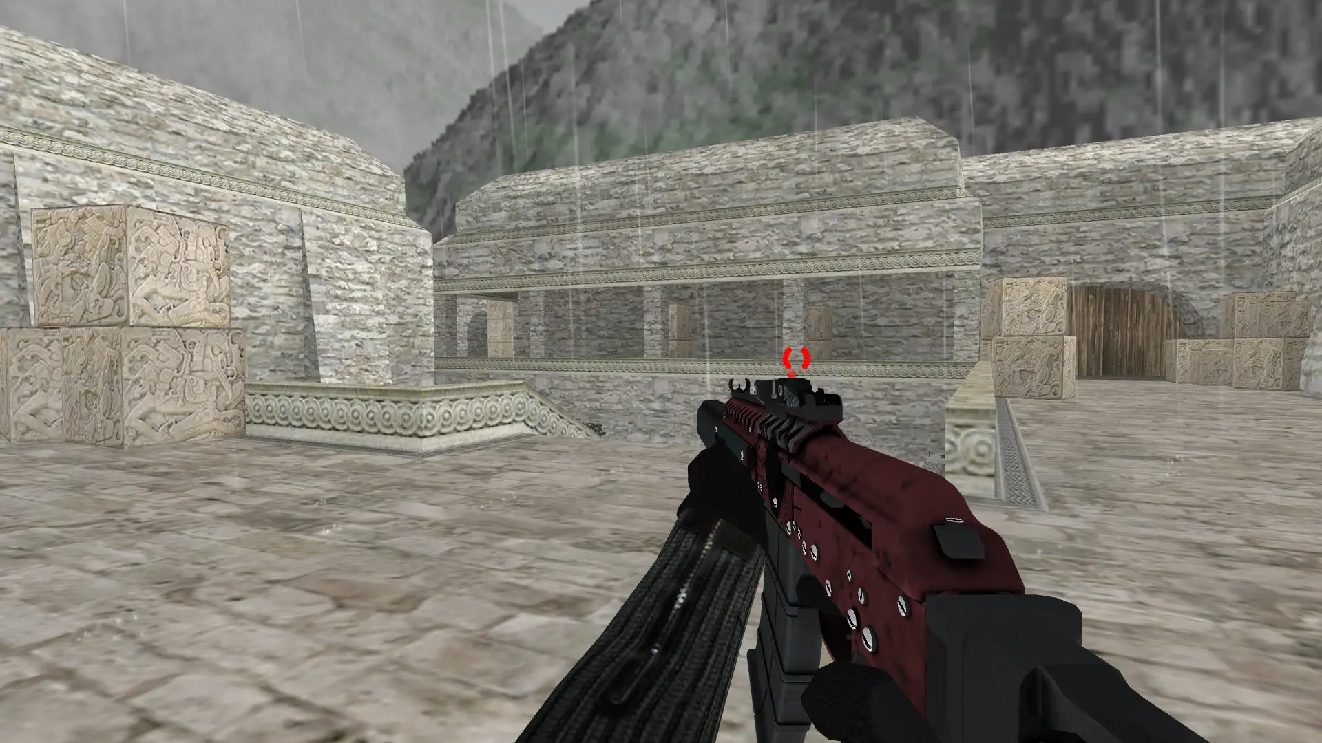 Saiga SA Giant's Lullaby — de_aztec (first person)
