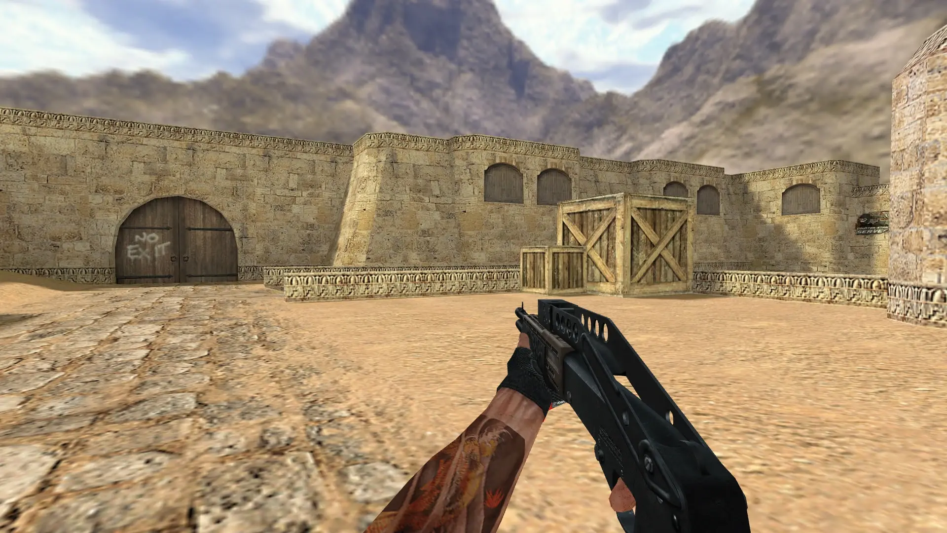 SPAS-12 — de_dust2 (first person)