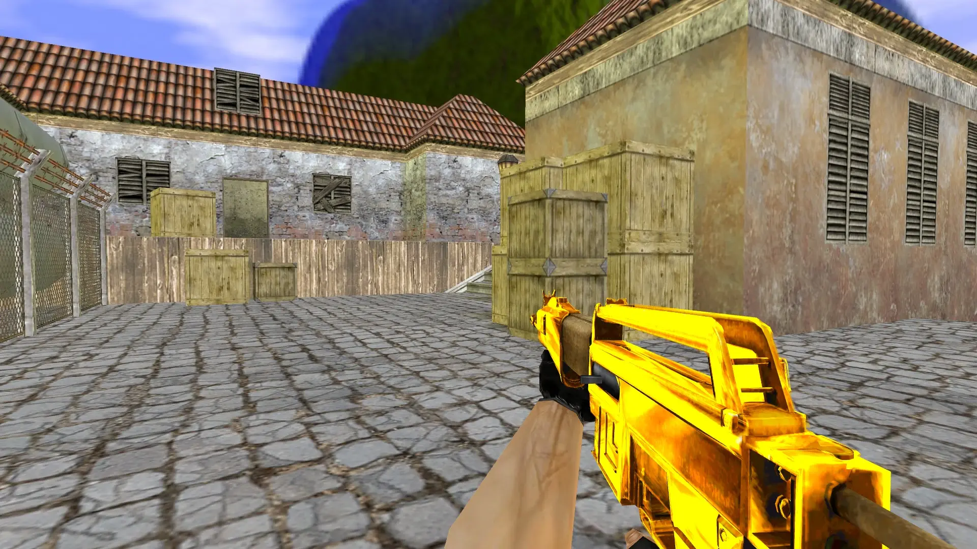 SPAS-15 Gold — de_inferno (first person)