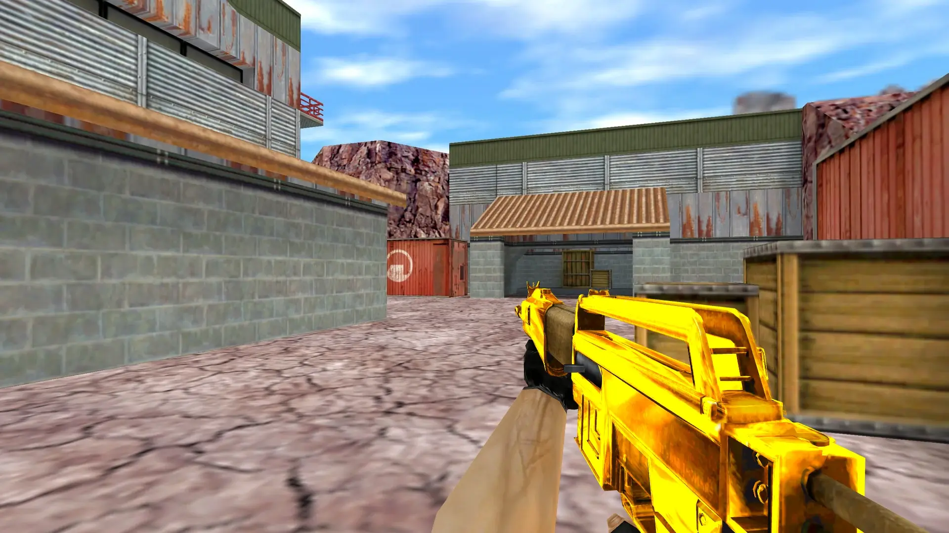 SPAS-15 Gold — de_nuke (first person)