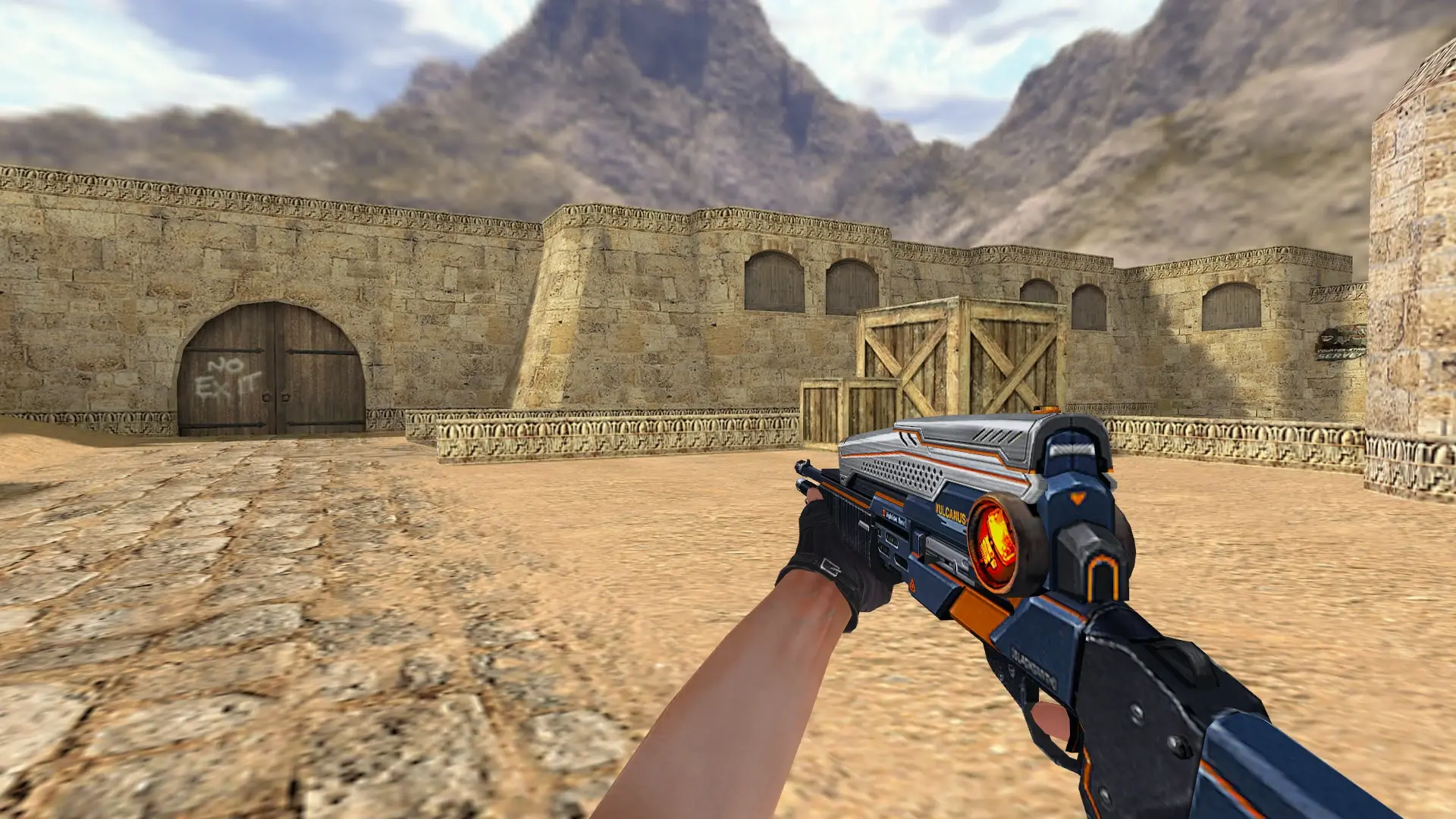 Vulcanus — de_dust2 (first person)