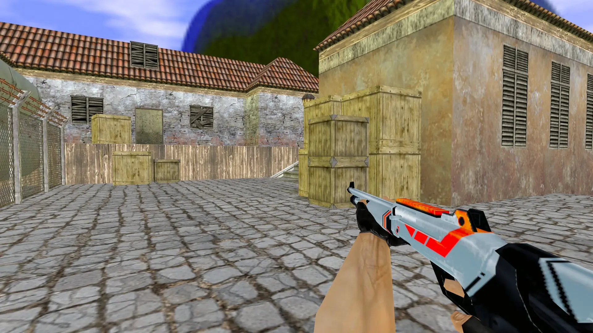 XM1014 Asiimov — de_inferno (first person)