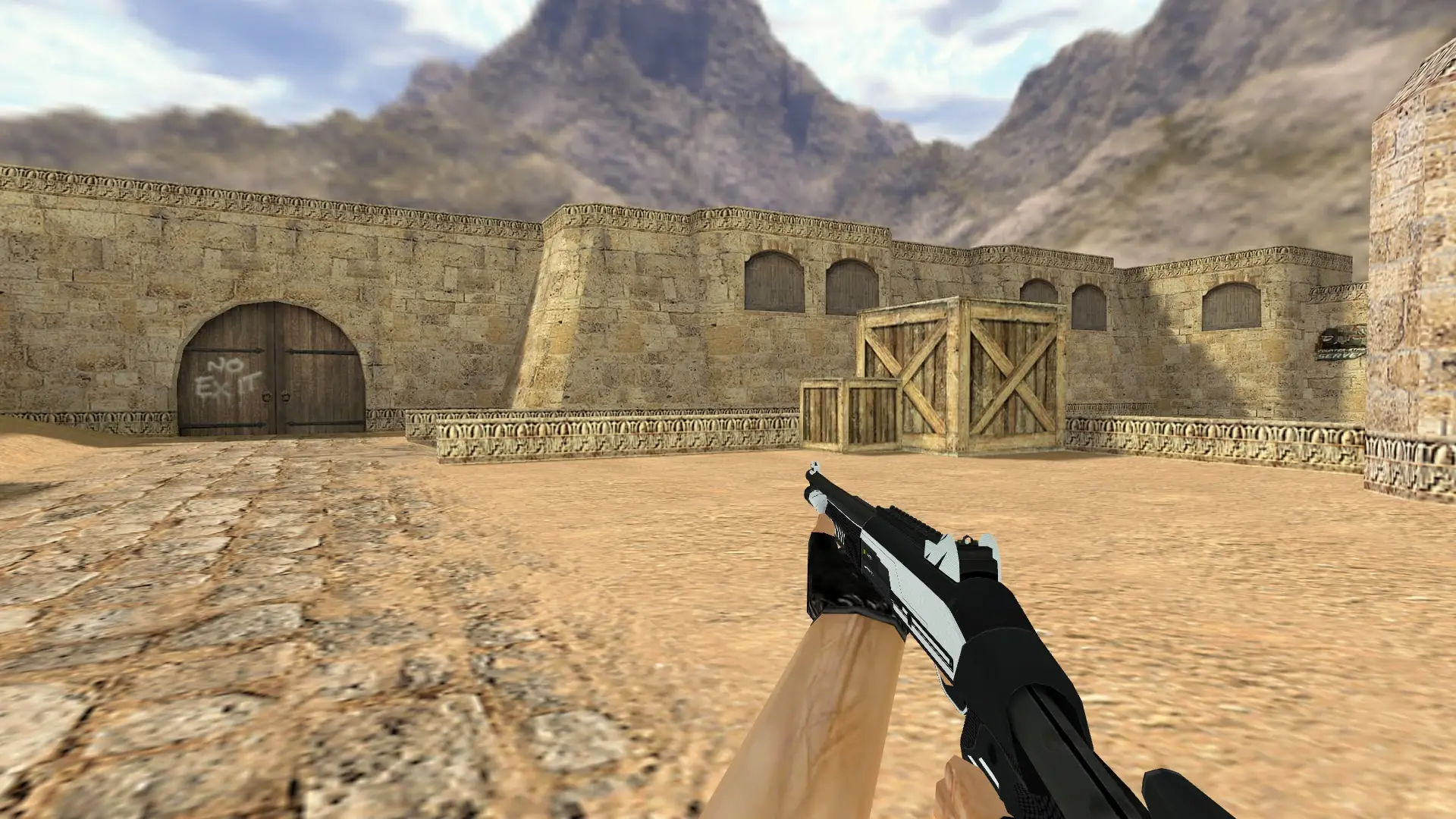 XM1014 | Black Tie — de_dust2 (first person)