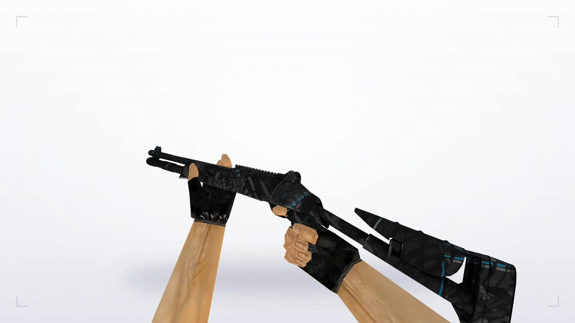 XM1014 Blue Tire — first person