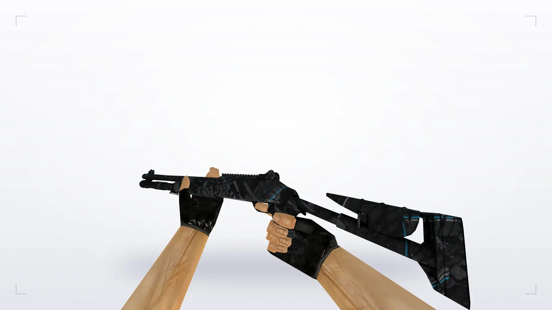 XM1014 Blue Tire — first person