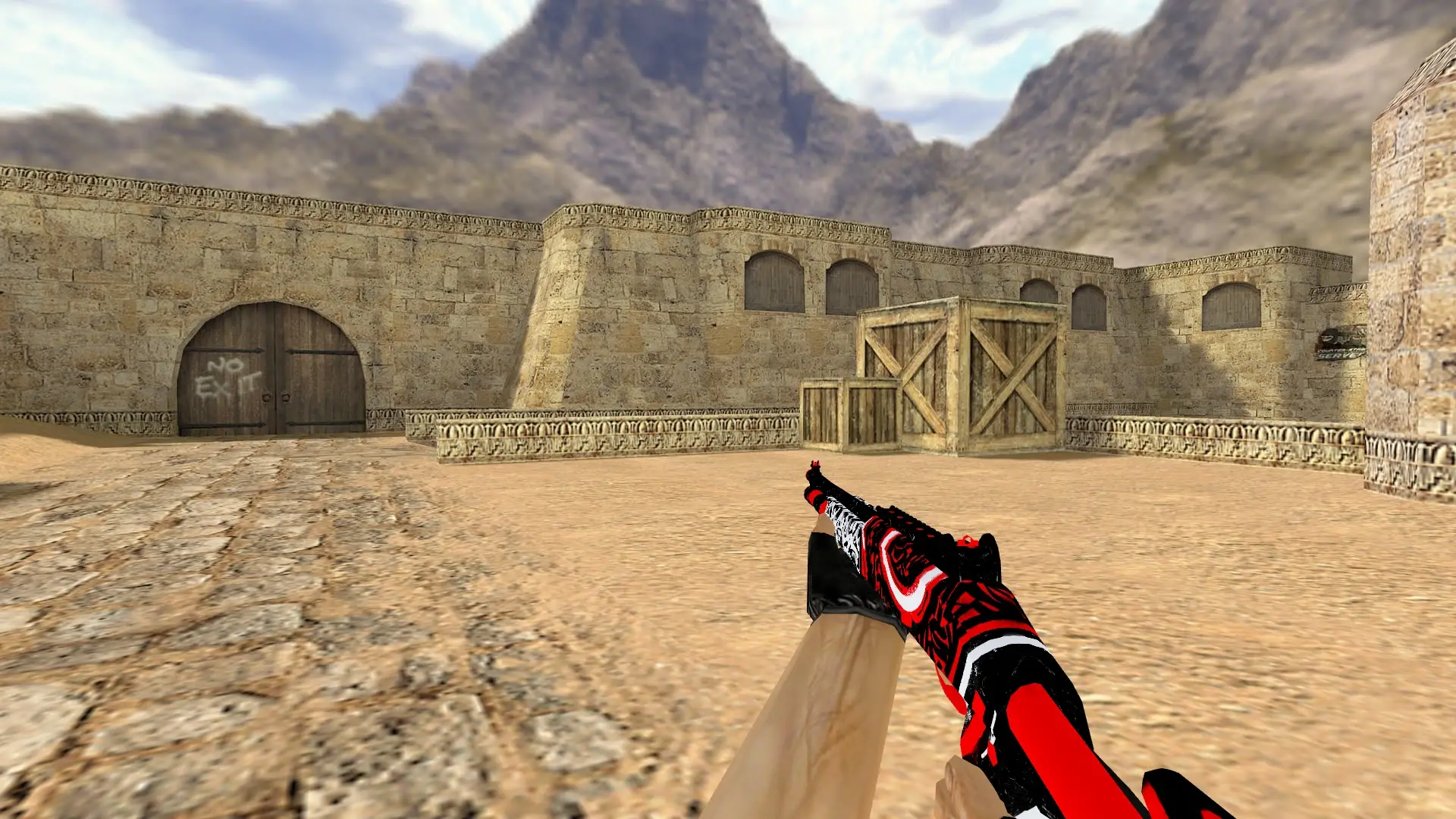 XM1014 Calligraphy — de_dust2 (first person)