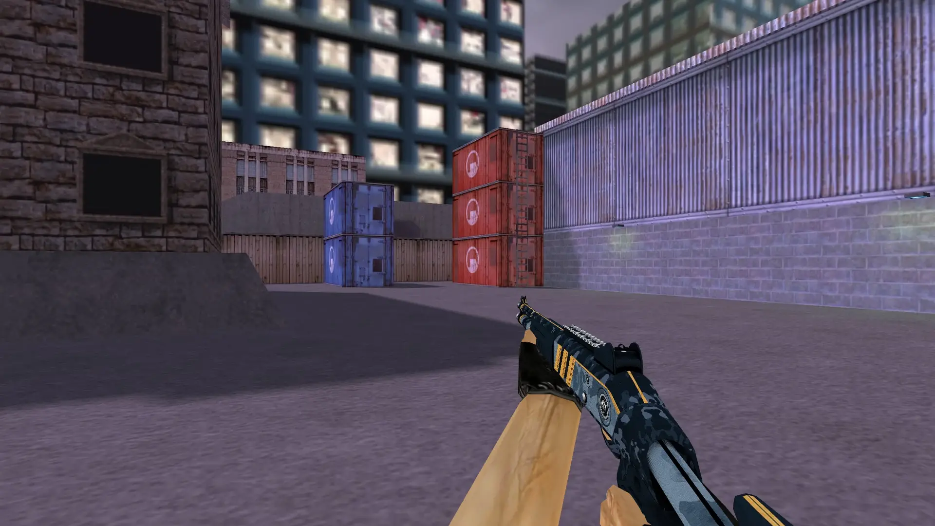XM1014 Comebacker — cs_assault (first person)