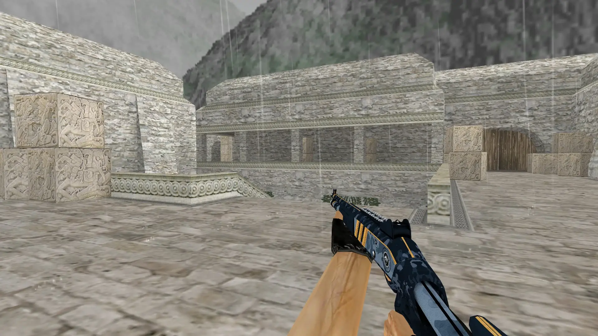 XM1014 Comebacker — de_aztec (first person)