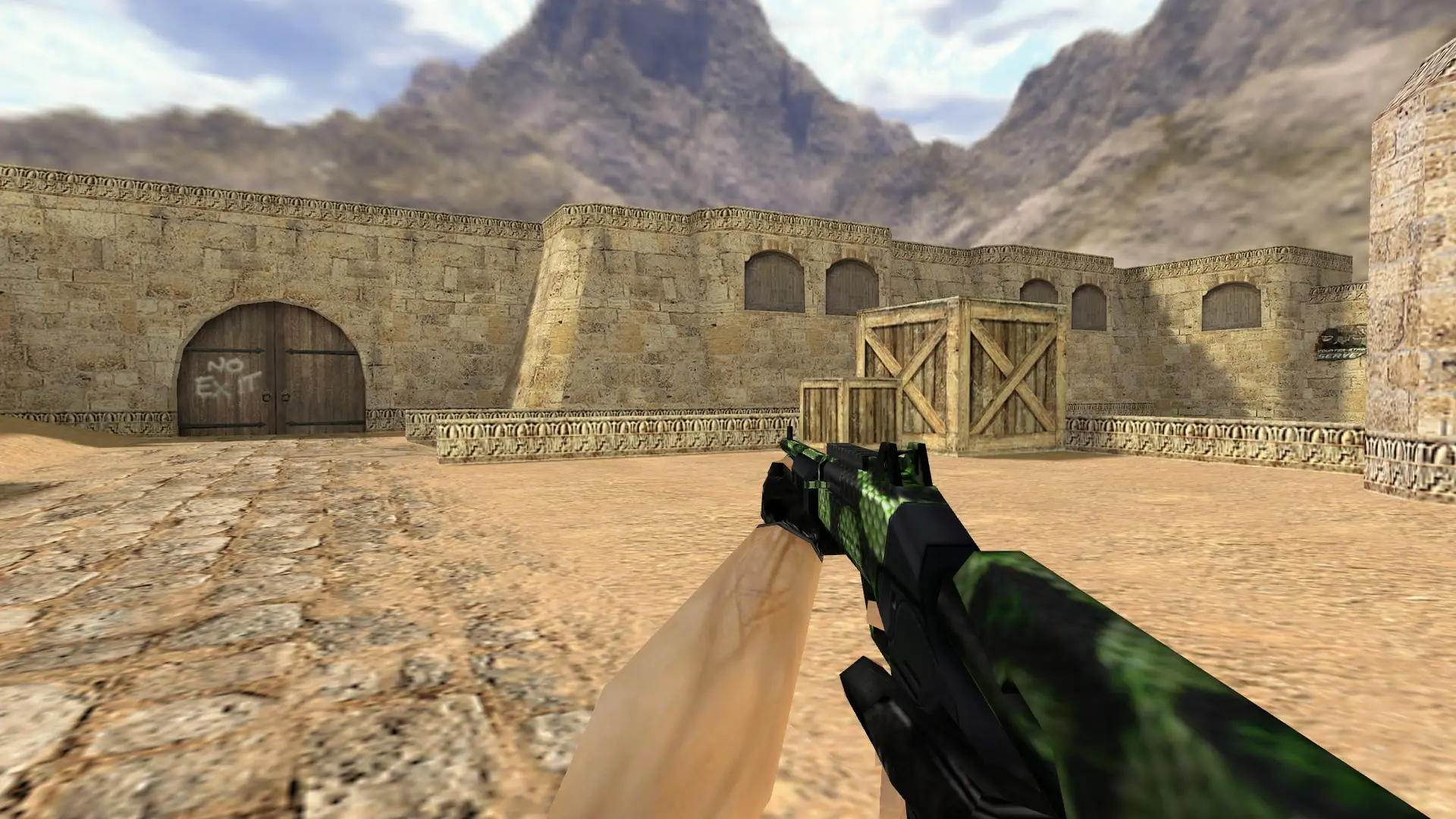 XM1014 Snake — de_dust2 (first person)