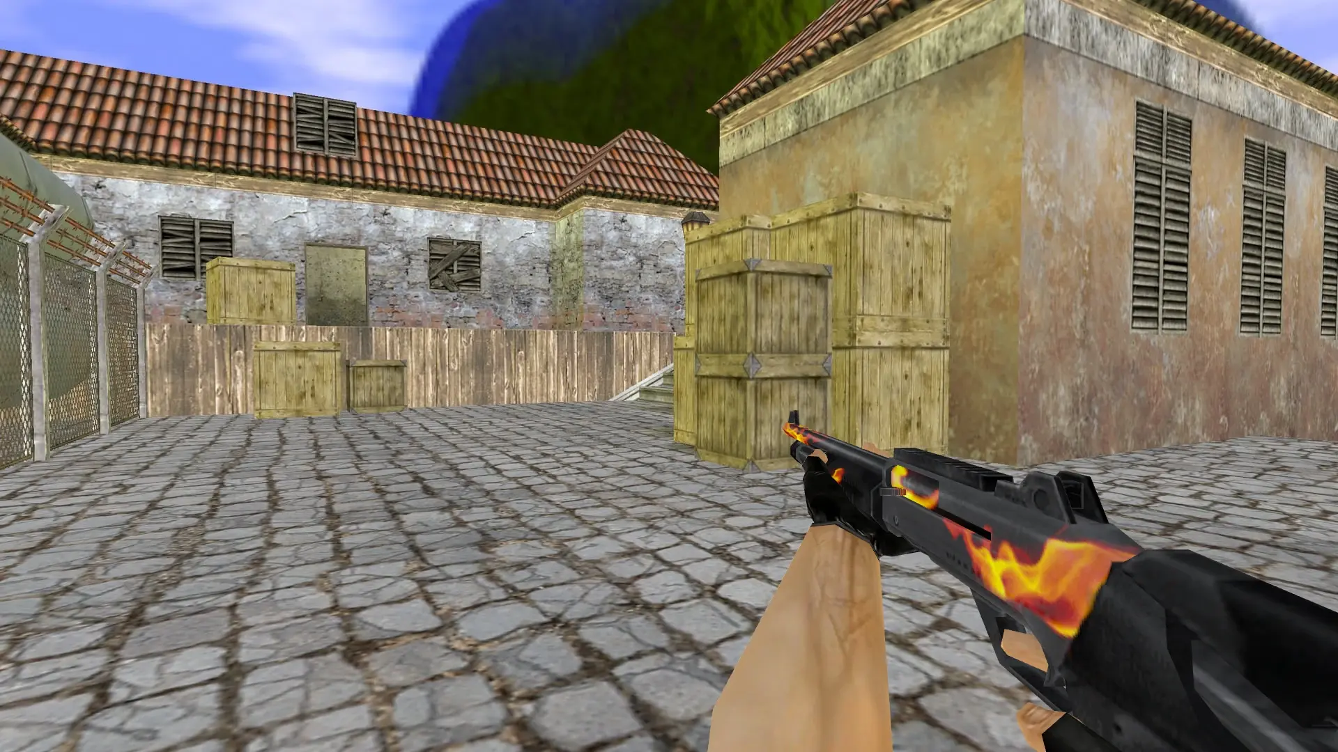 XM1014 Flame — de_inferno (first person)