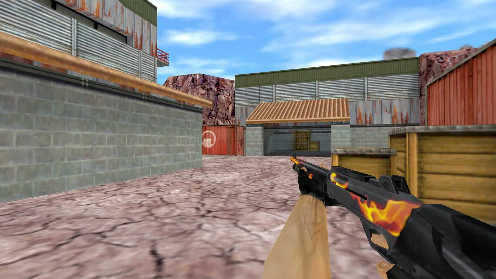 XM1014 Flame — de_nuke (first person)