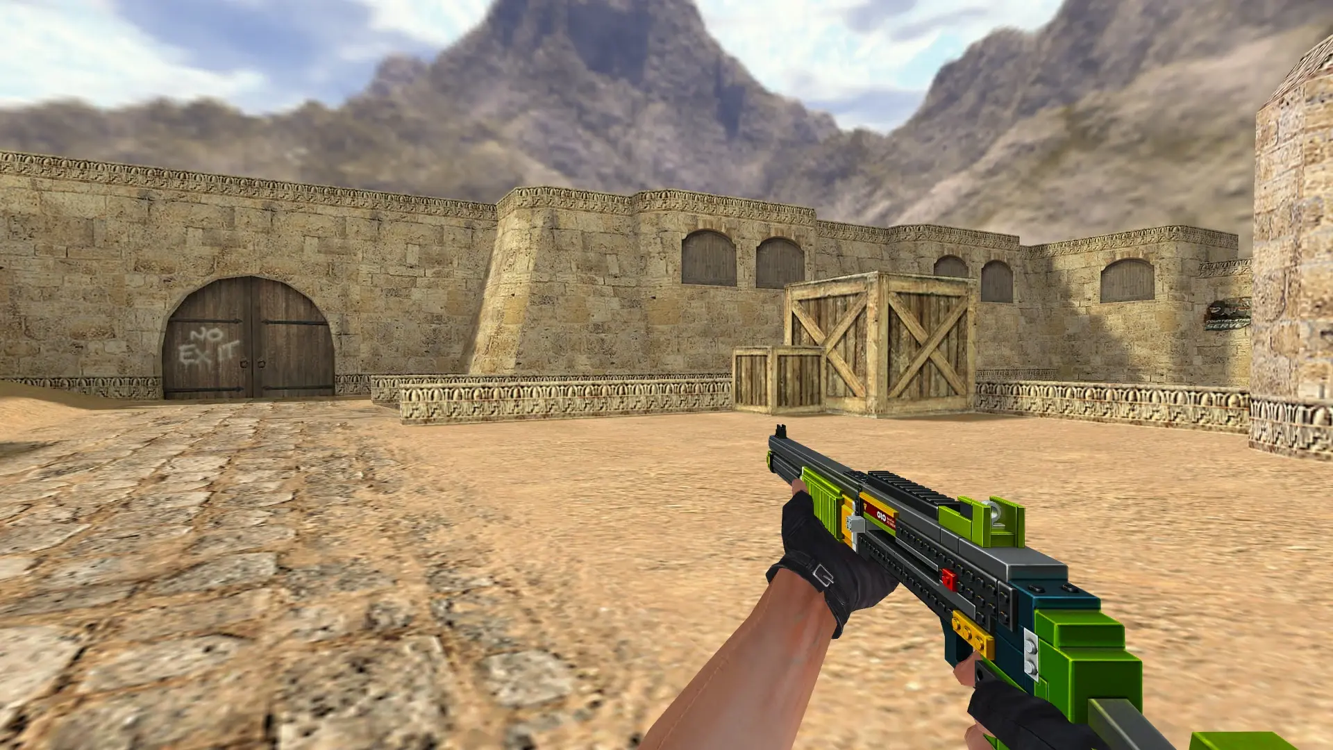 XM1014 LEGO — de_dust2 (first person)