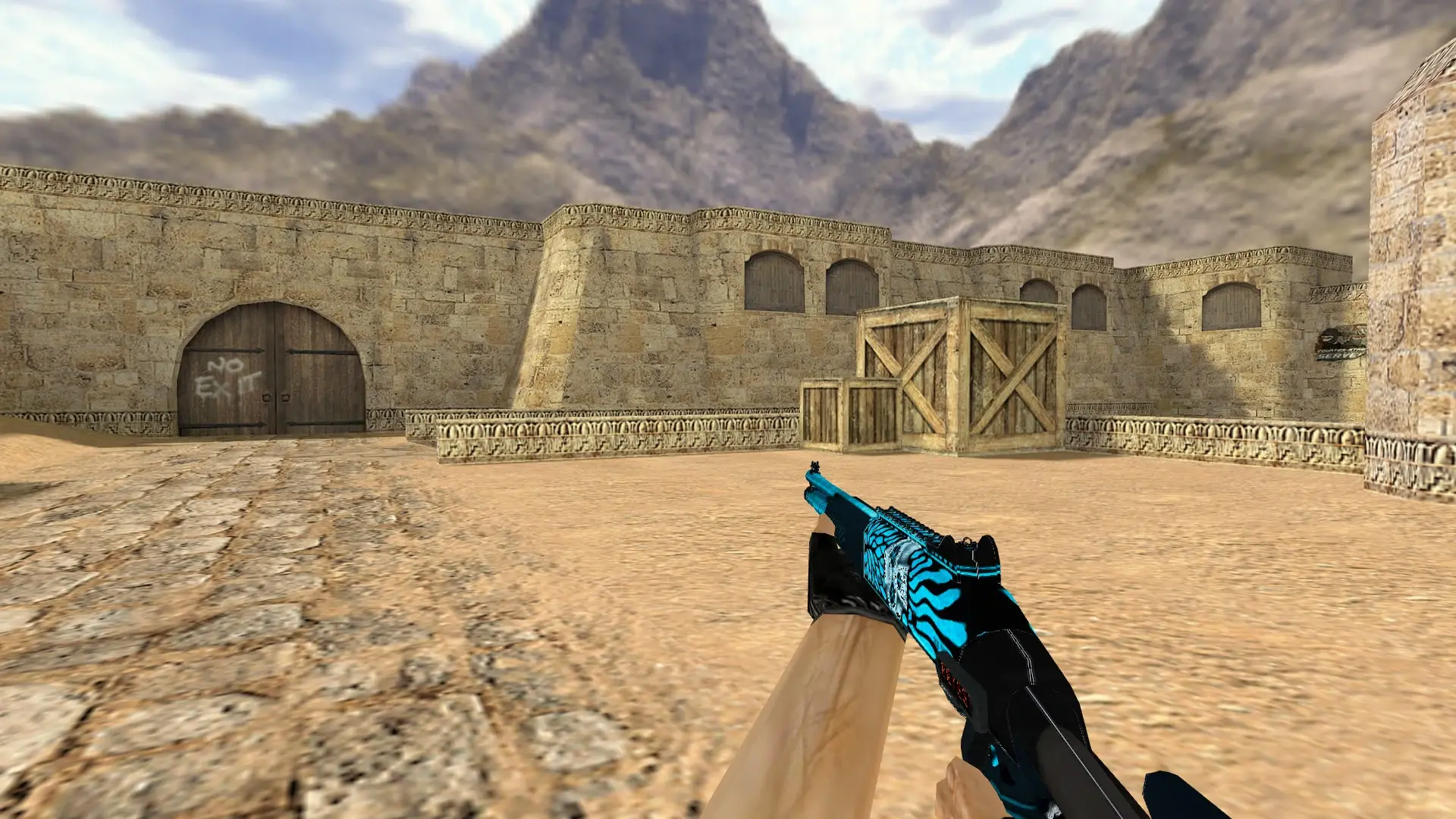 XM1014 Necromancer Frost — de_dust2 (first person)