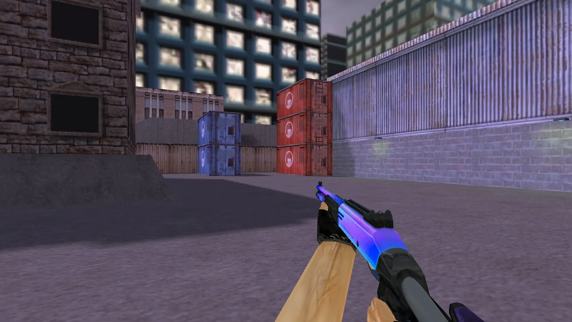 XM1014 Northern Lights — cs_assault (first person)