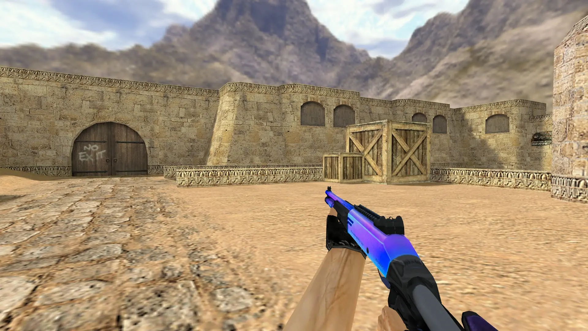 XM1014 Northern Lights — de_dust2 (first person)