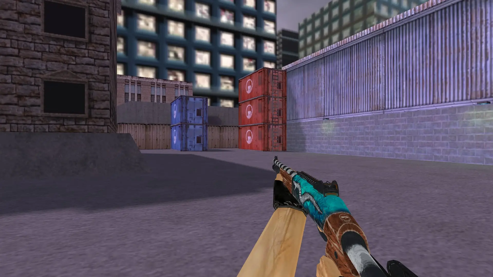 XM1014 Outlands — cs_assault (first person)
