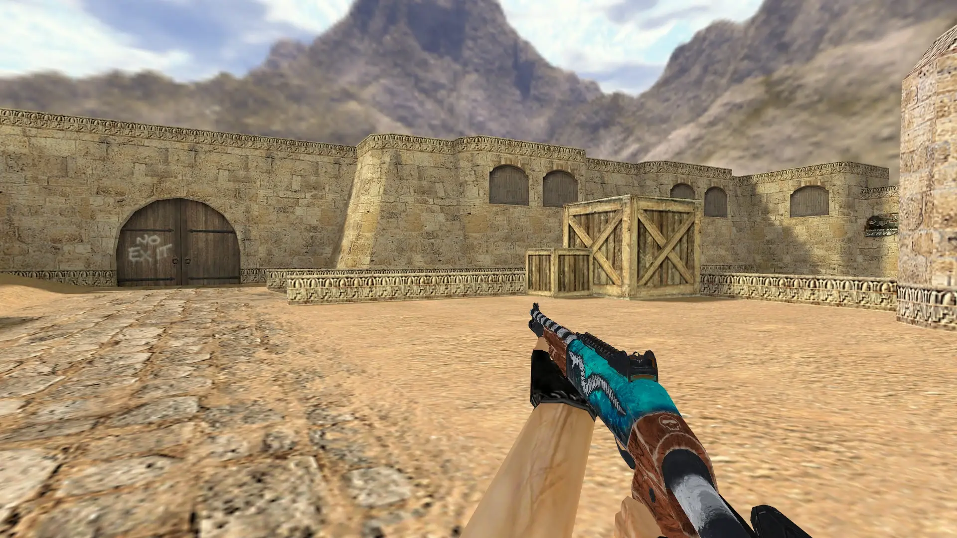 XM1014 Outlands — de_dust2 (first person)