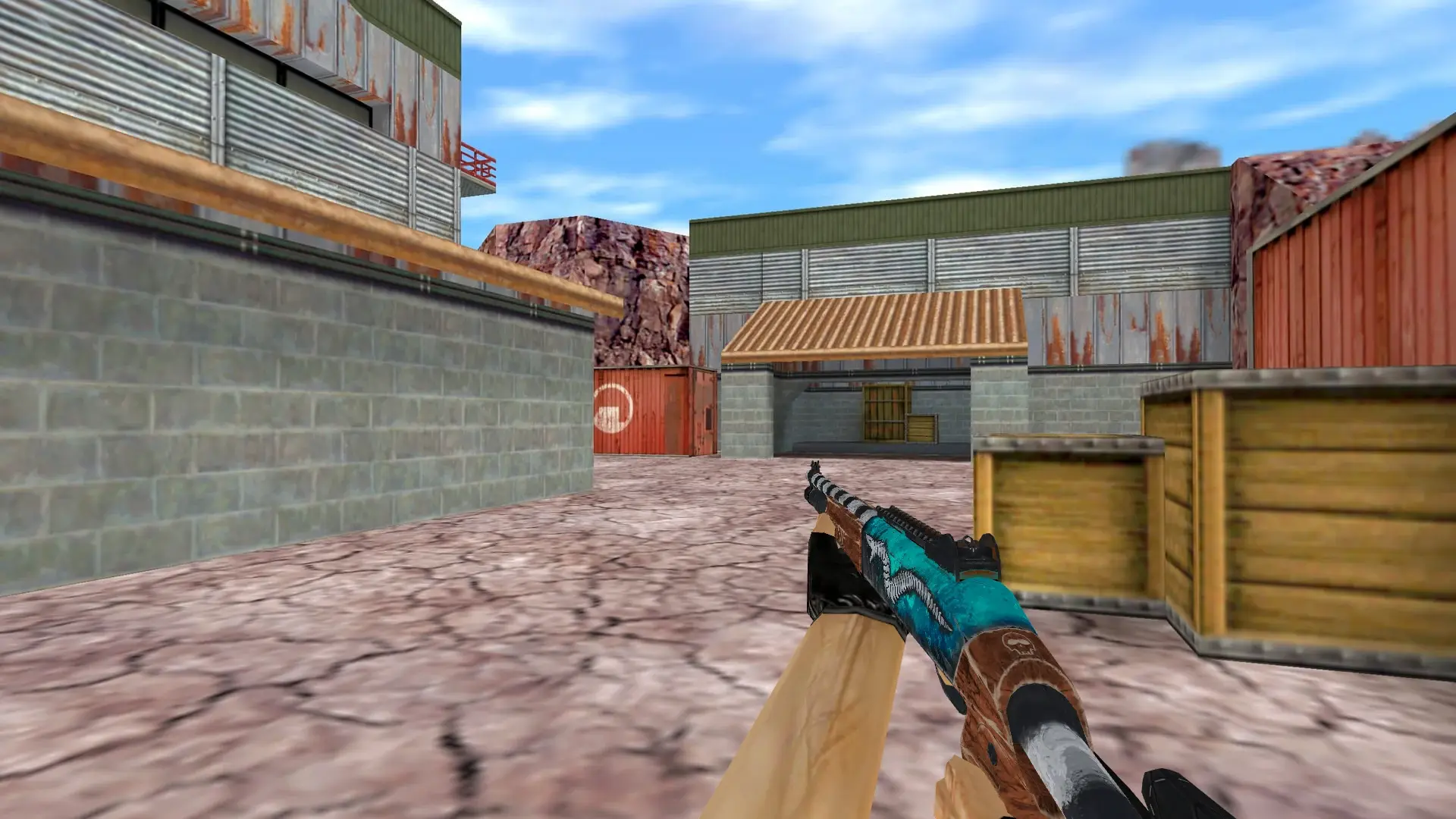XM1014 Outlands — de_nuke (first person)
