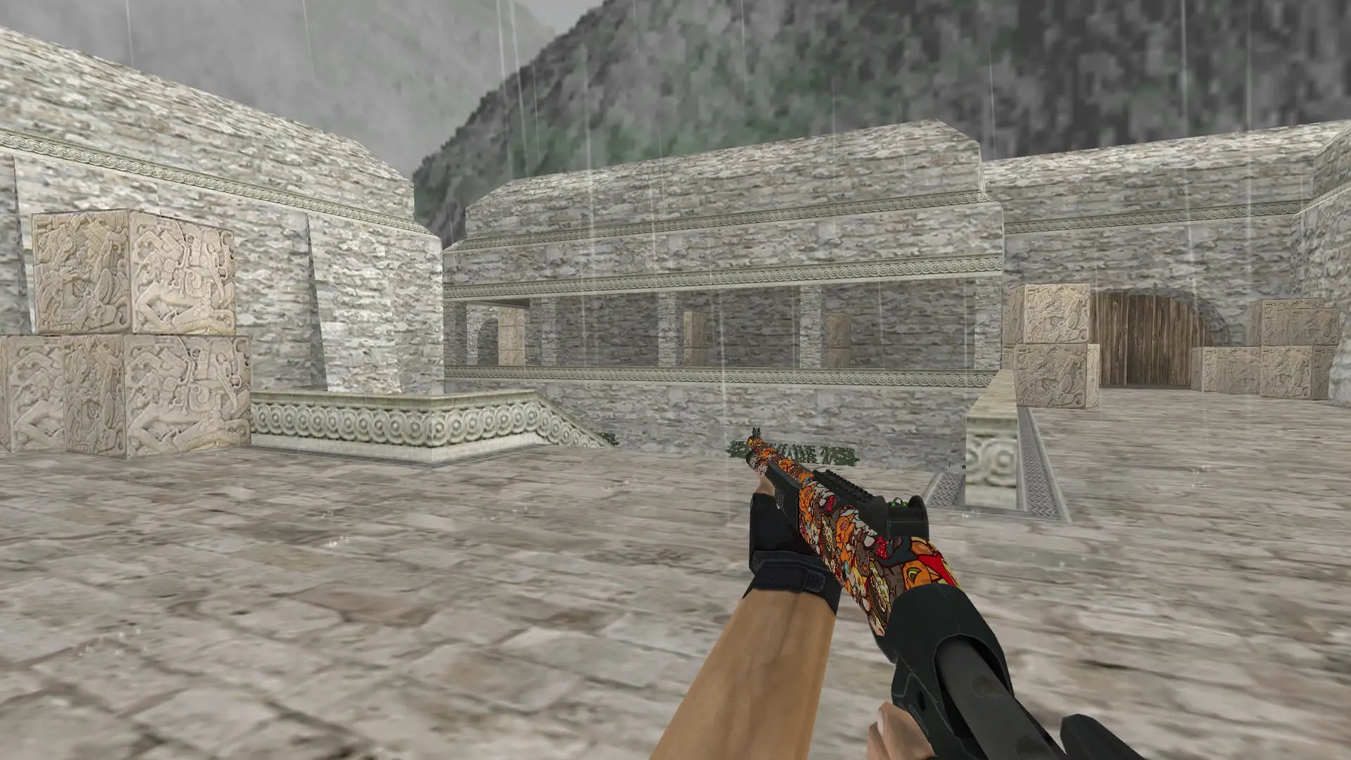 XM1014 PAW — de_aztec (first person)