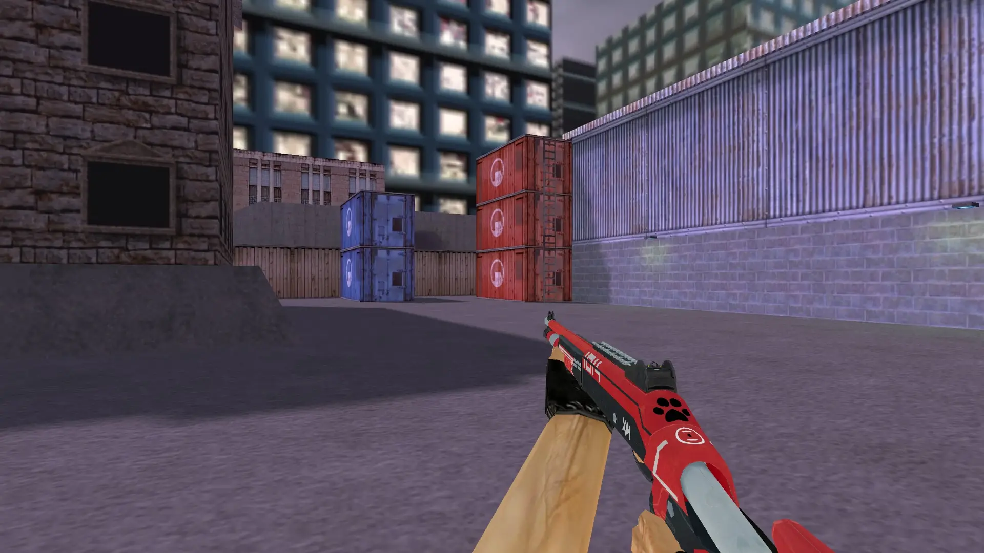 XM1014 Red Fury — cs_assault (first person)
