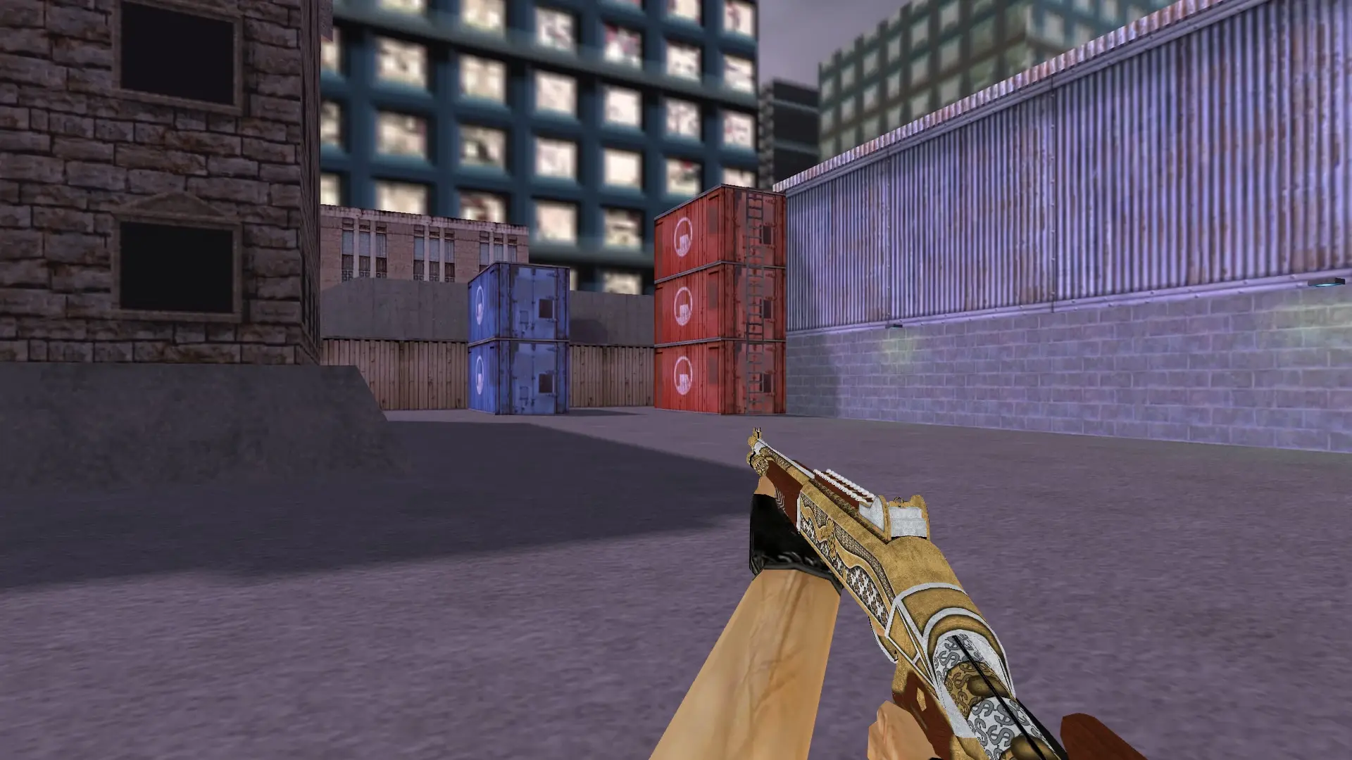 XM1014 Rich Death — cs_assault (first person)