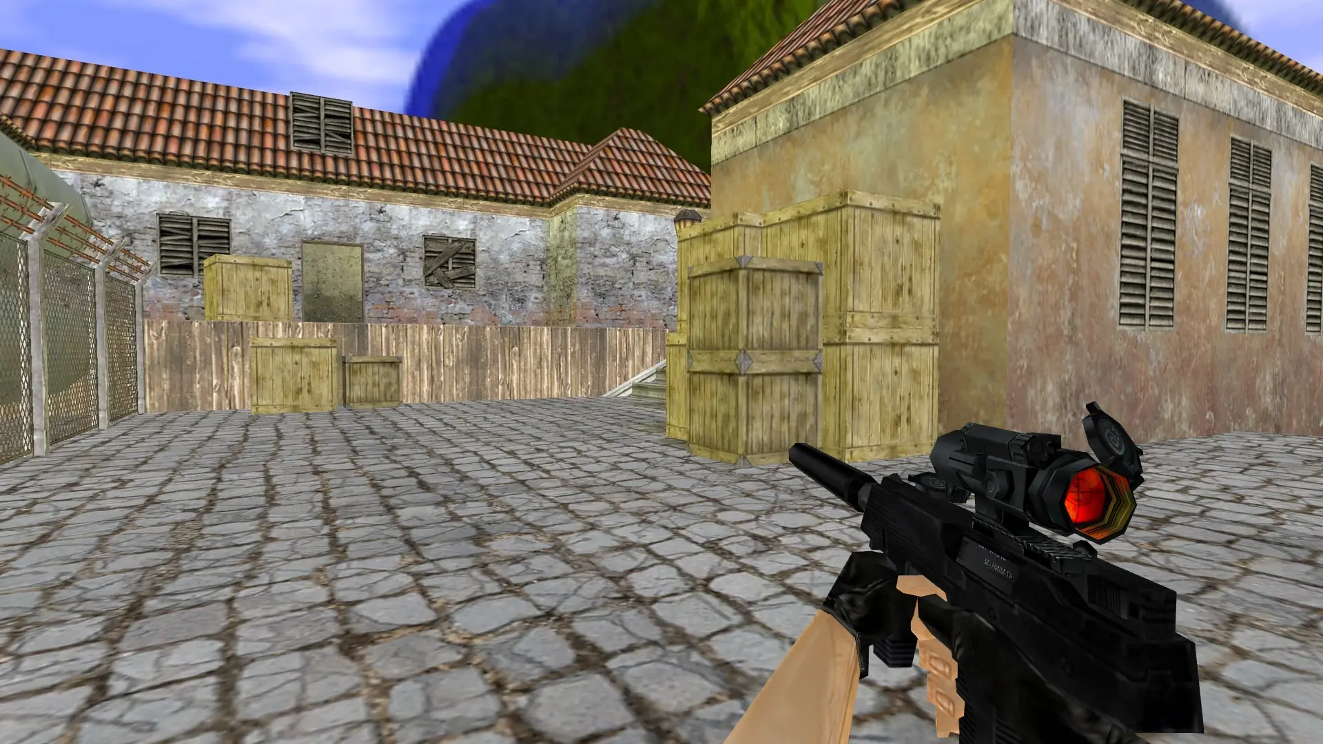 TMP with a Telescopic Sight — de_inferno (first person)