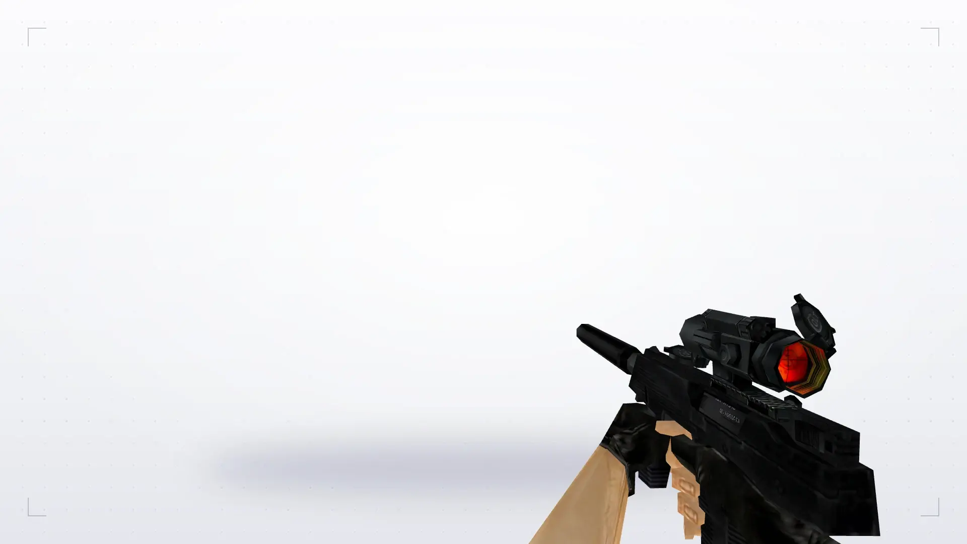 TMP with a Telescopic Sight — first person