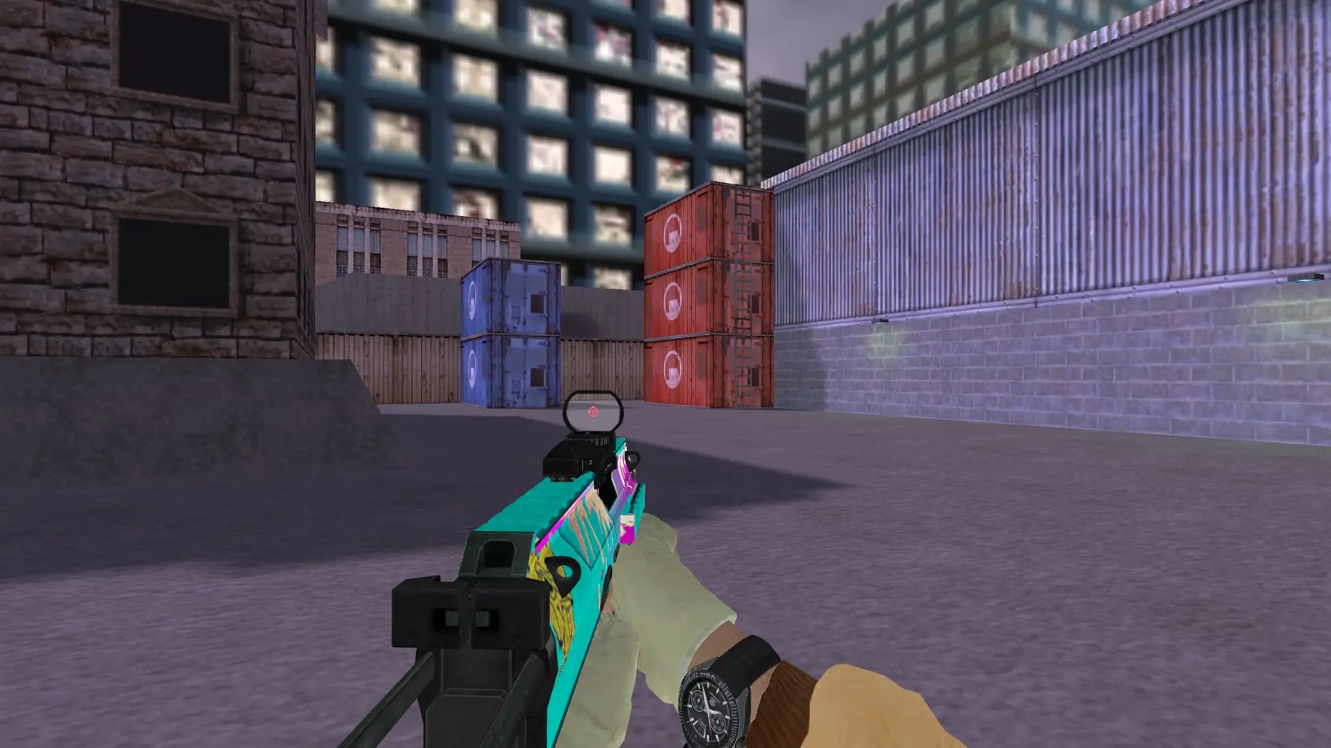 MP7 Miami — cs_assault (first person)