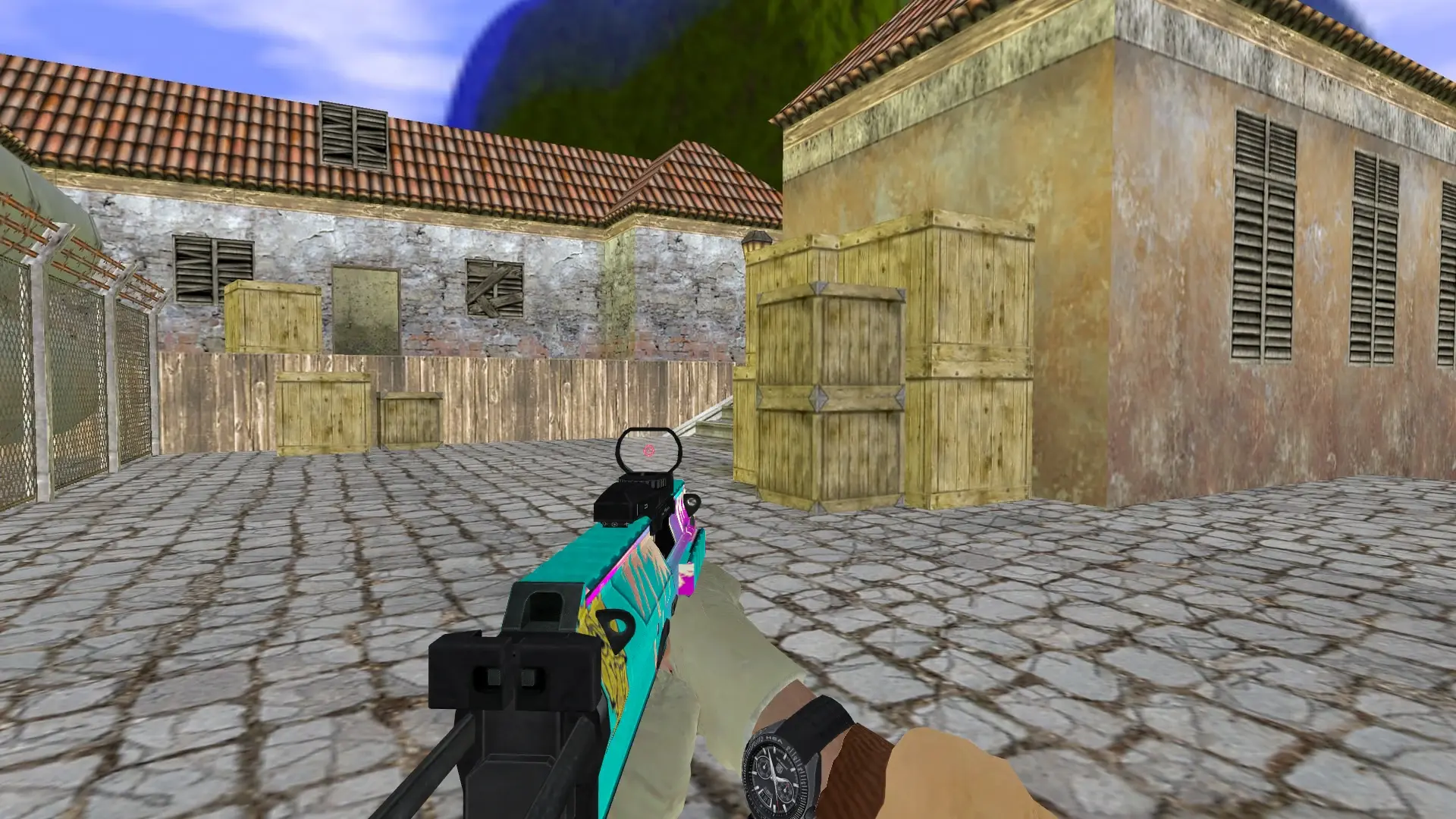 MP7 Miami — de_inferno (first person)