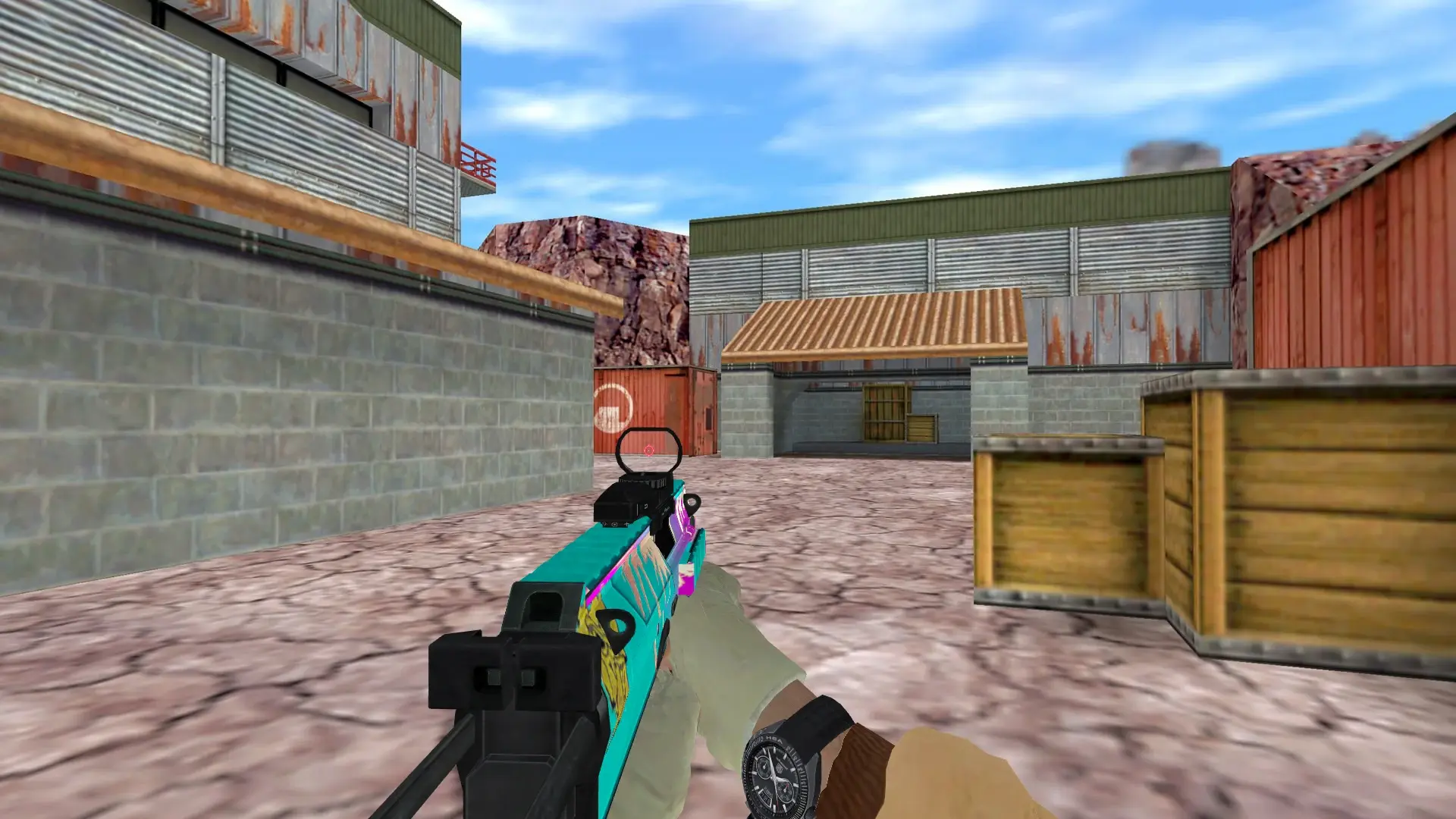 MP7 Miami — de_nuke (first person)