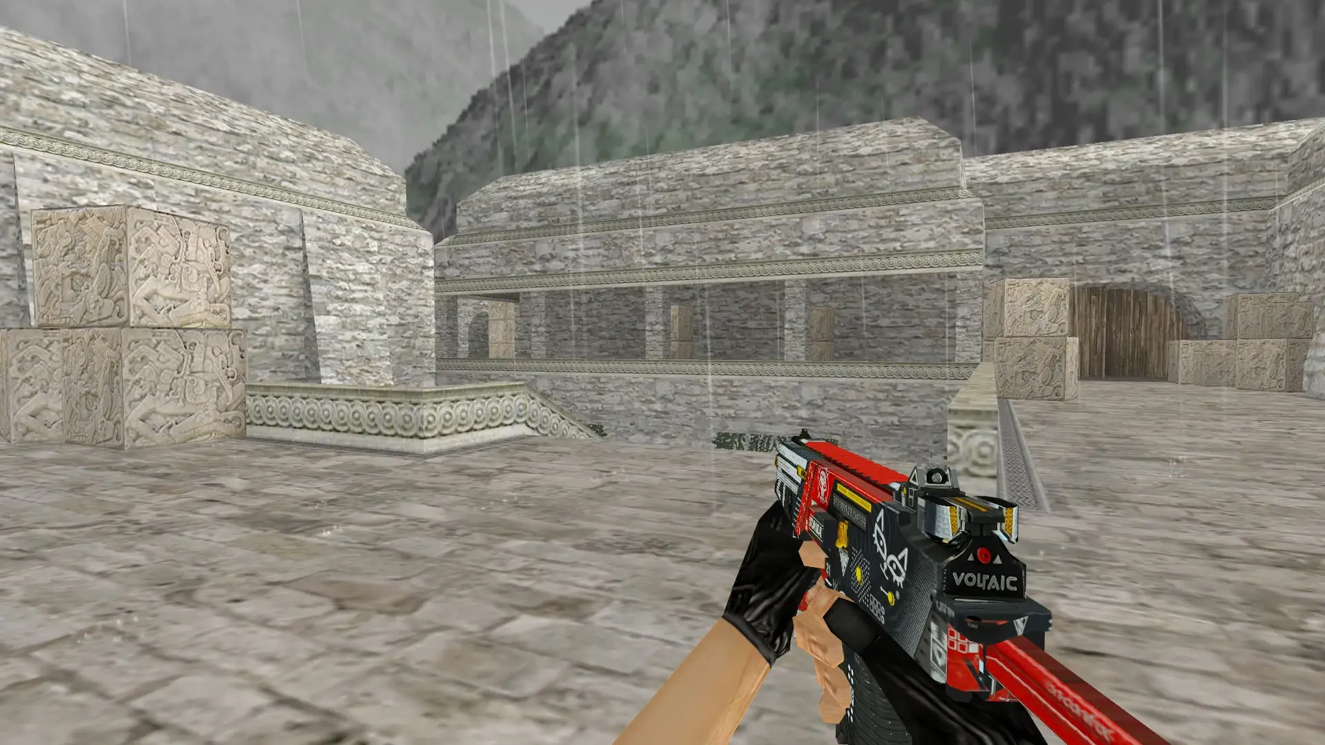 MP9 Bloodsport — de_aztec (first person)