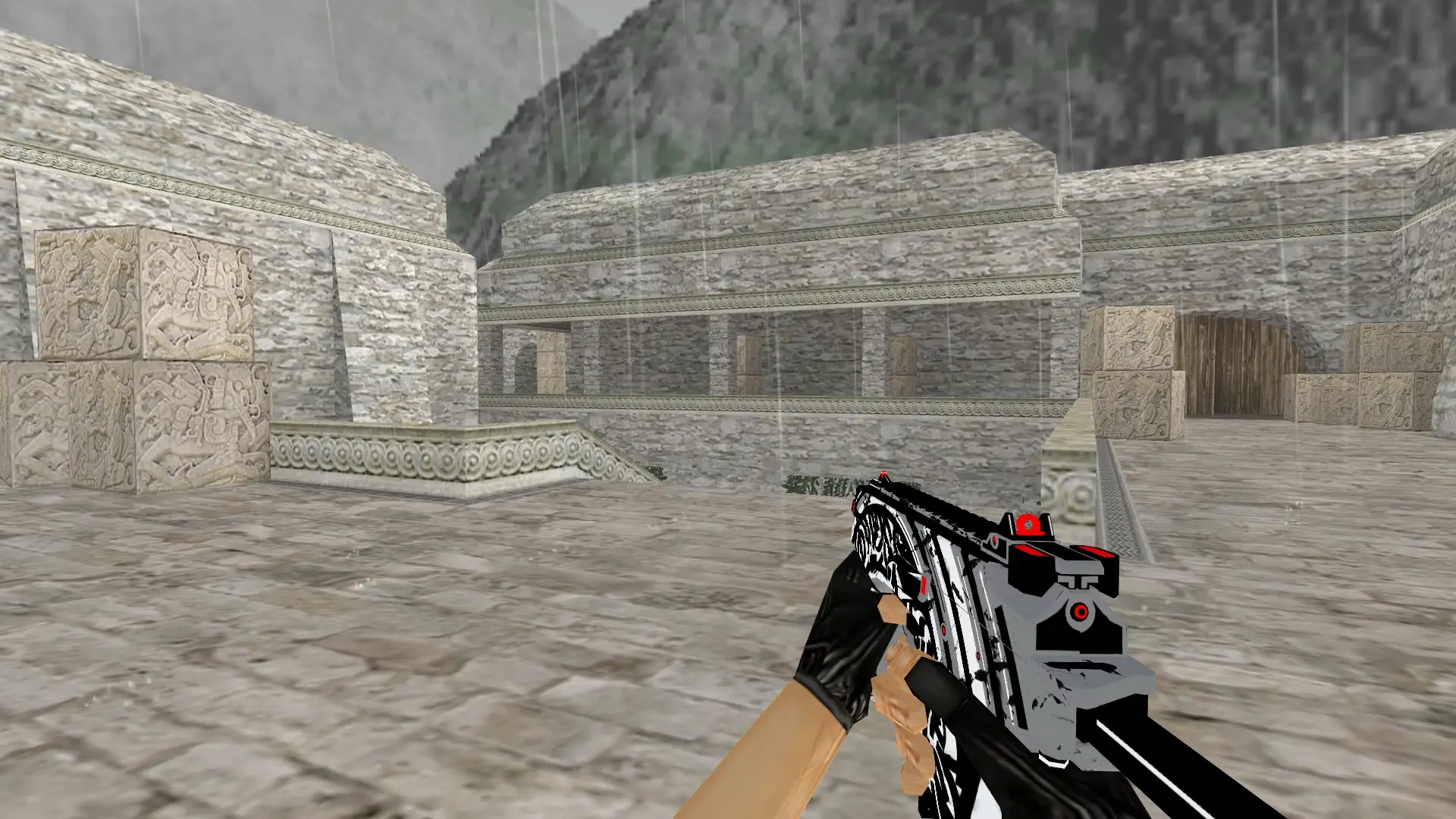 MP9 Calligraphy — de_aztec (first person)