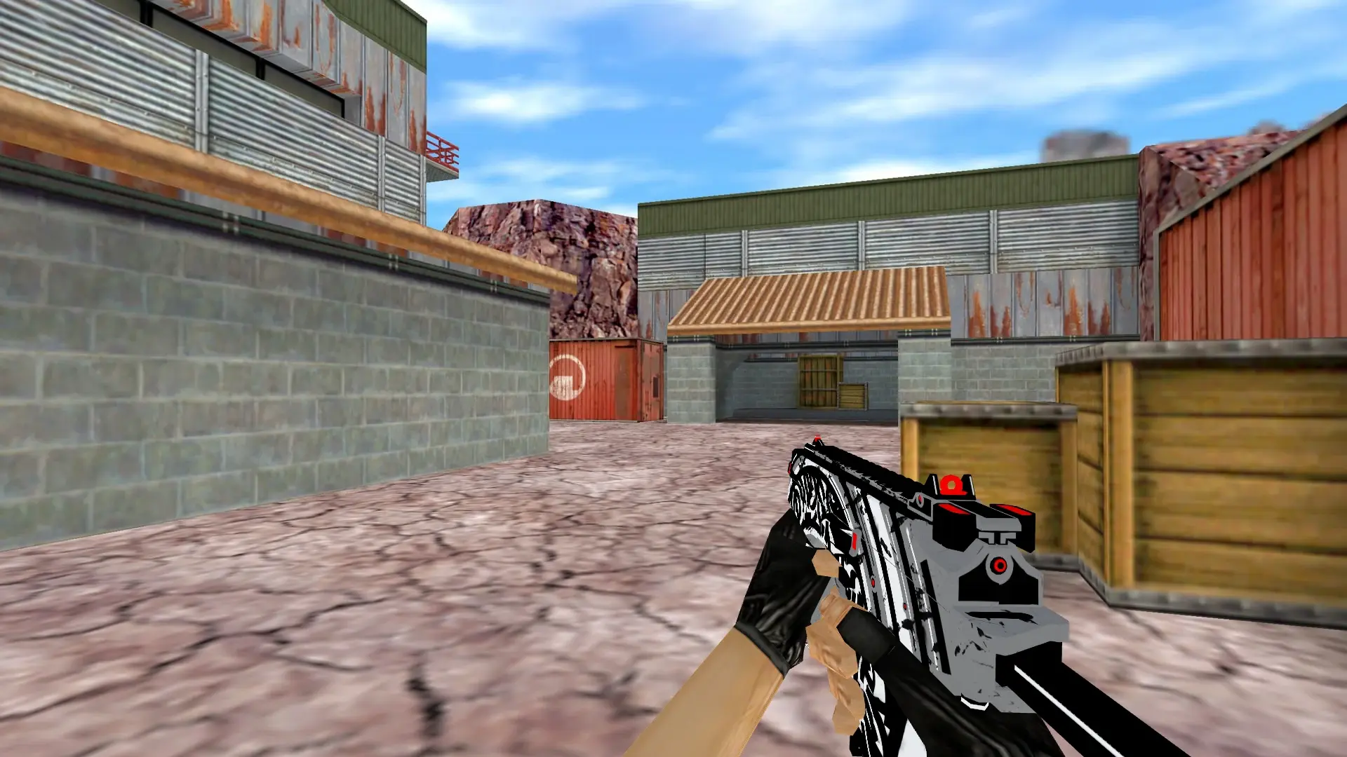 MP9 Calligraphy — de_nuke (first person)