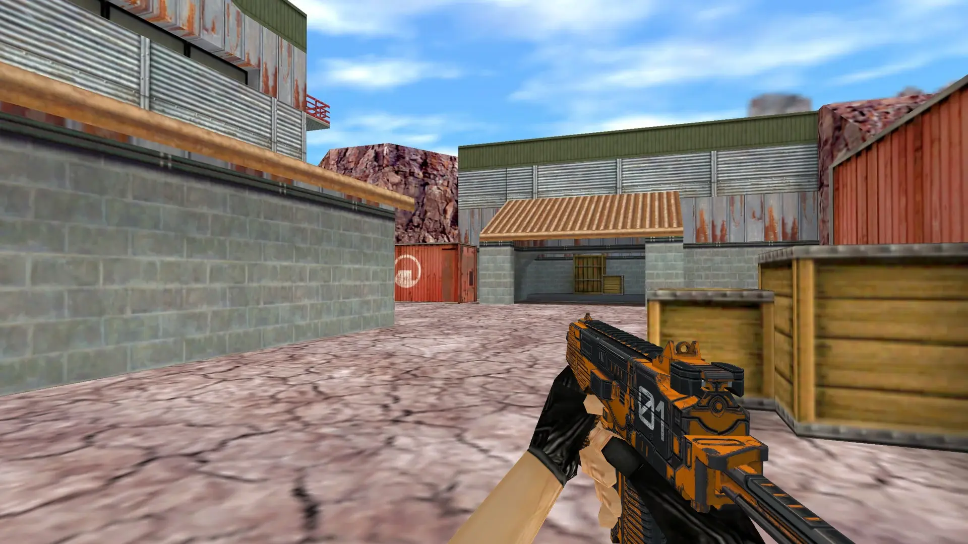 MP9 Colony 01 Orange — de_nuke (first person)