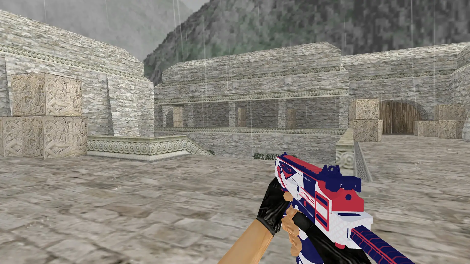 MP9 Whisper — de_aztec (first person)