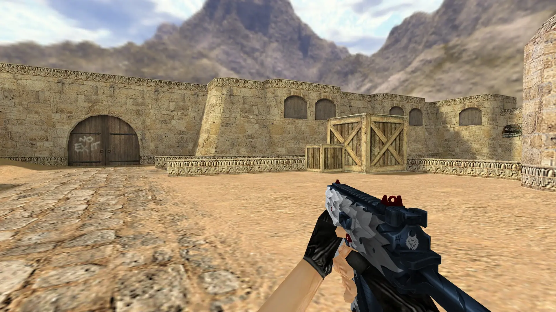 MP9 White Fang — de_dust2 (first person)