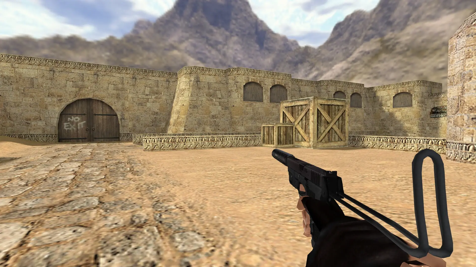 Glock SMG — de_dust2 (first person)