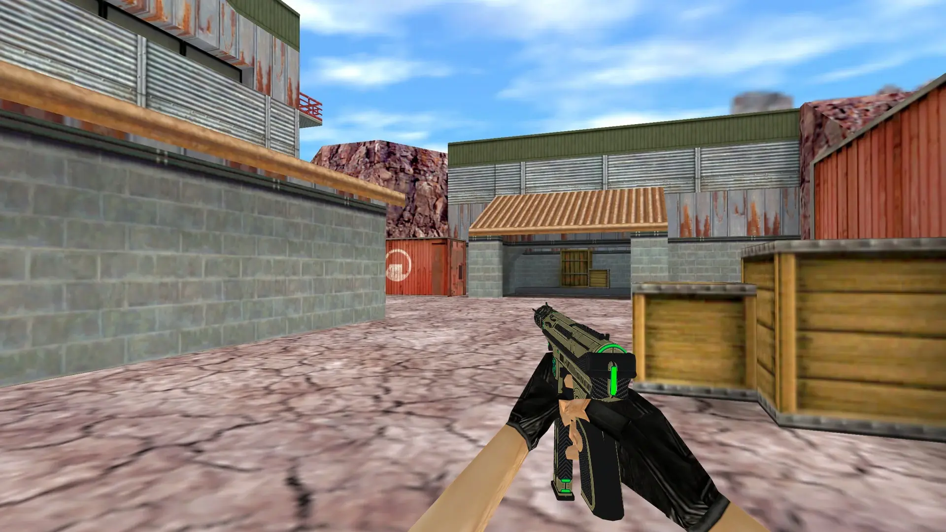 TEC-9 Cyber — de_nuke (first person)