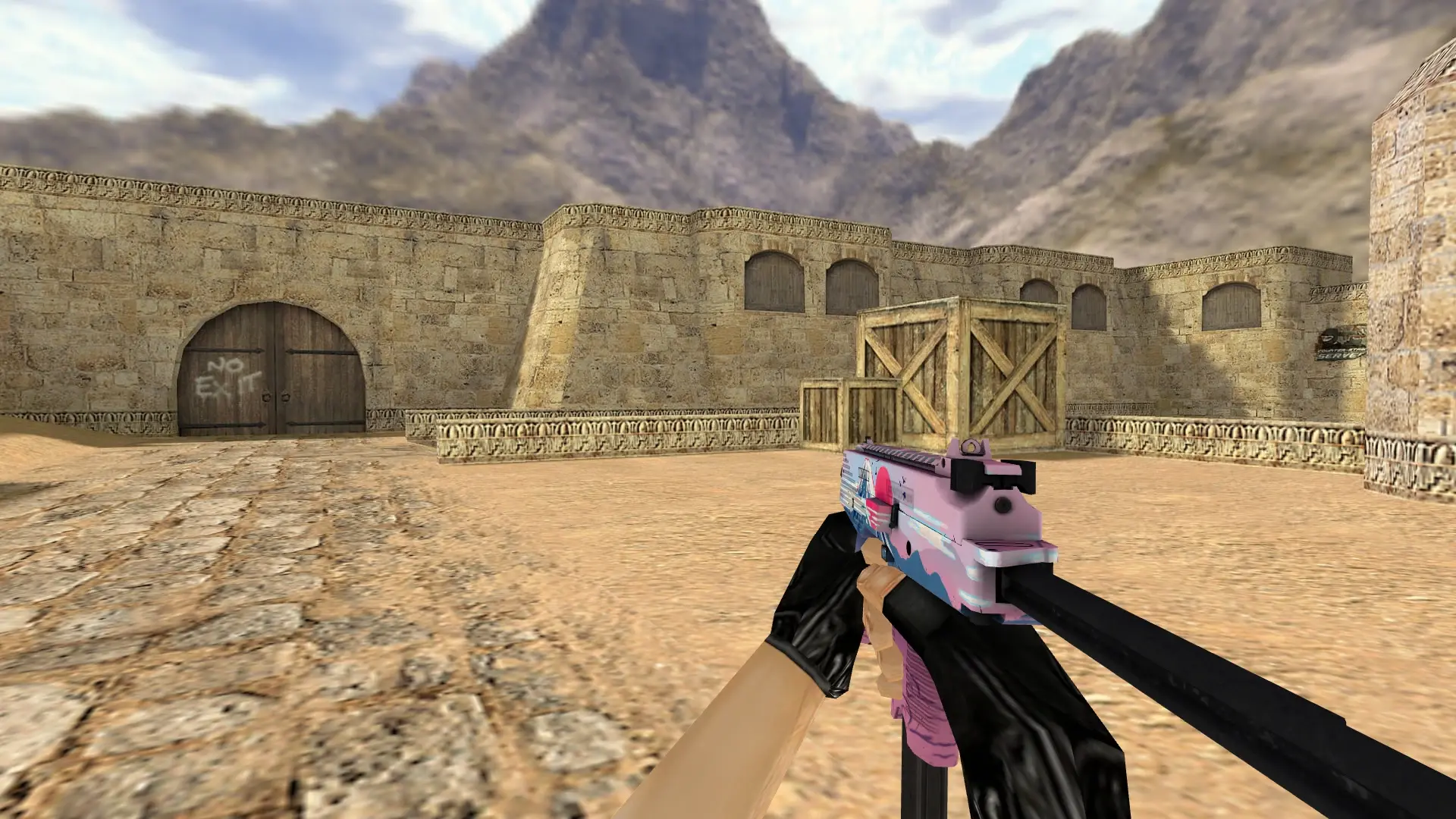 MP9 | Mount Fuji — de_dust2 (first person)