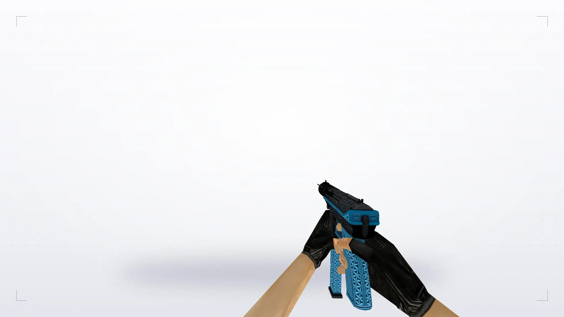 TEC-9 Tread Blue — first person