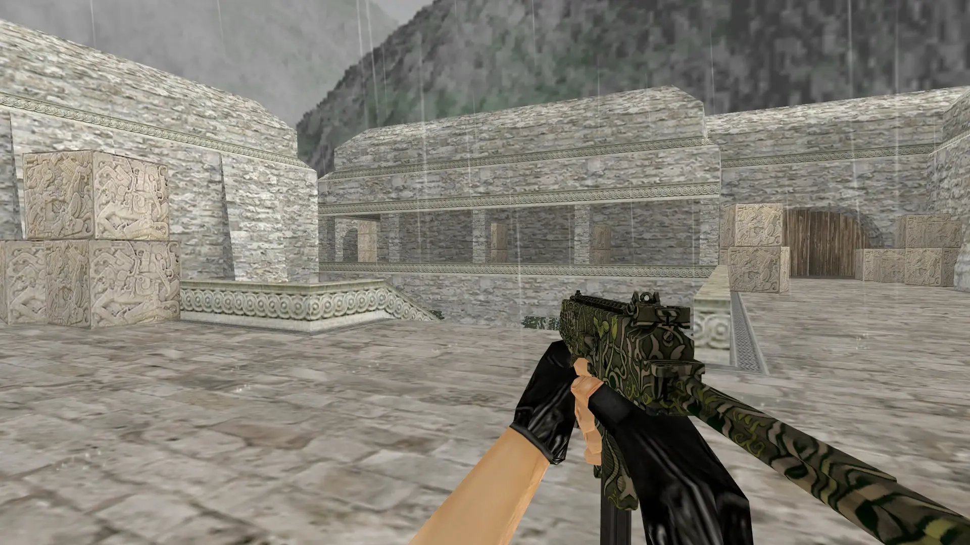 MP9 | Old Roots — de_aztec (first person)