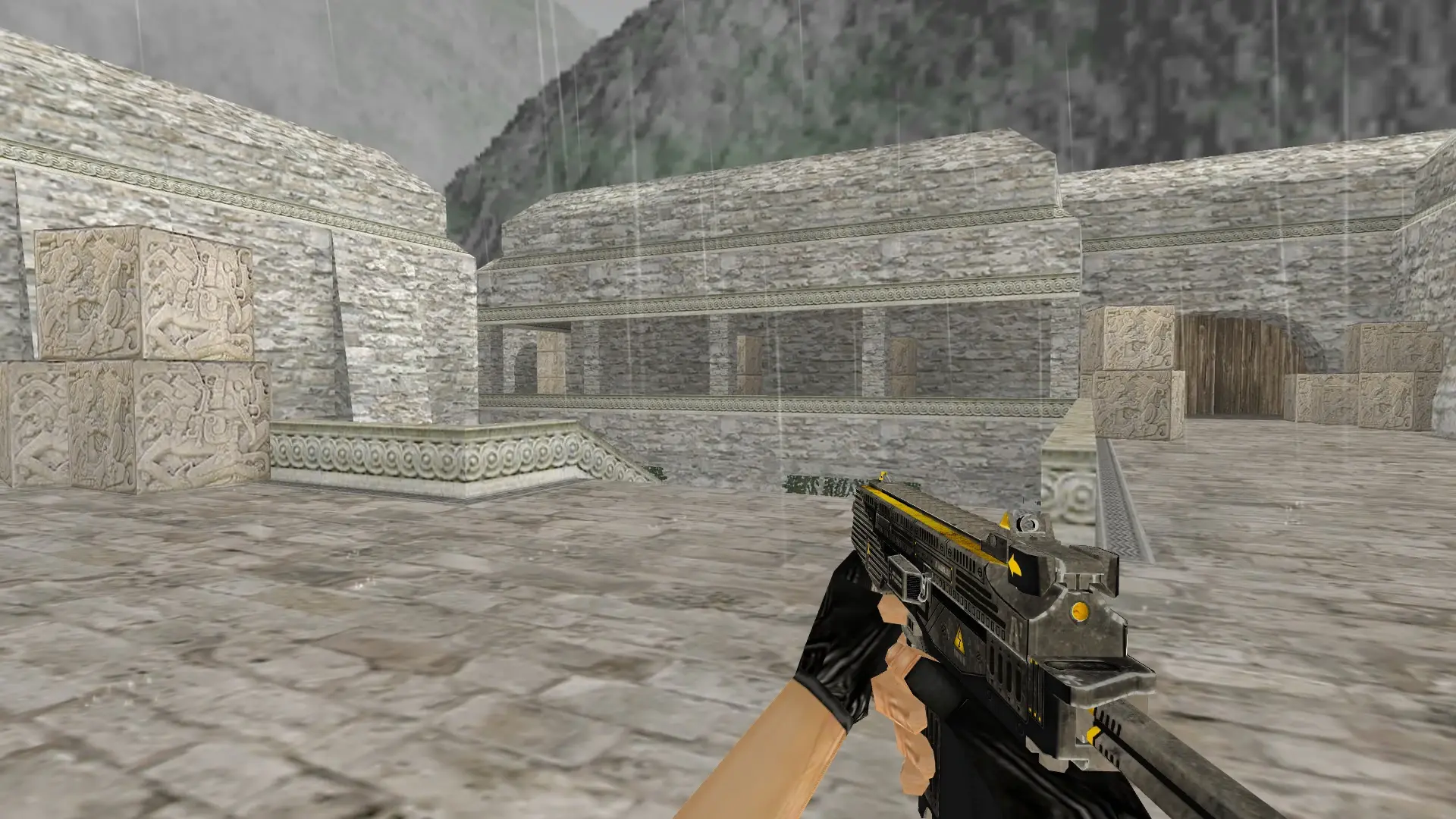 MP9 Nuclear — de_aztec (first person)