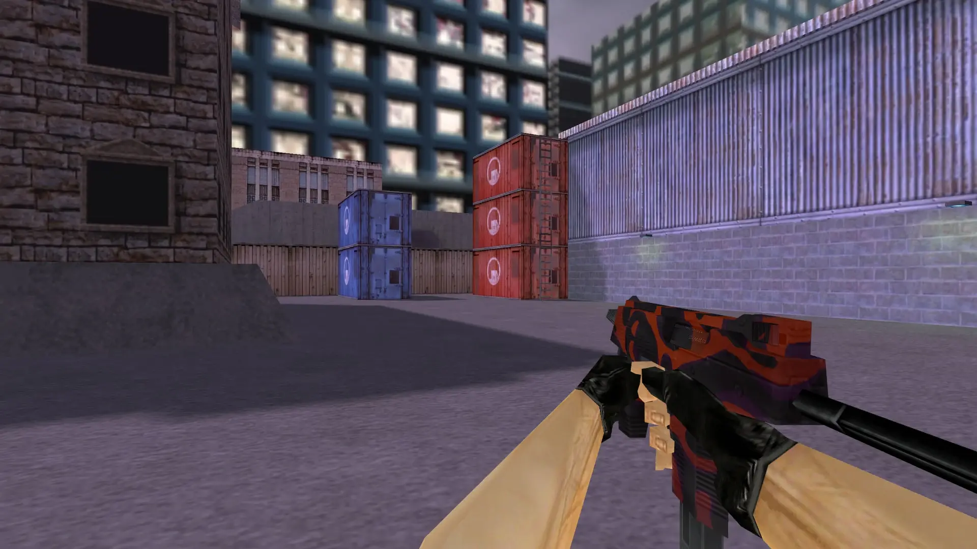 MP9 | Ruby Poison Dart — cs_assault (first person)