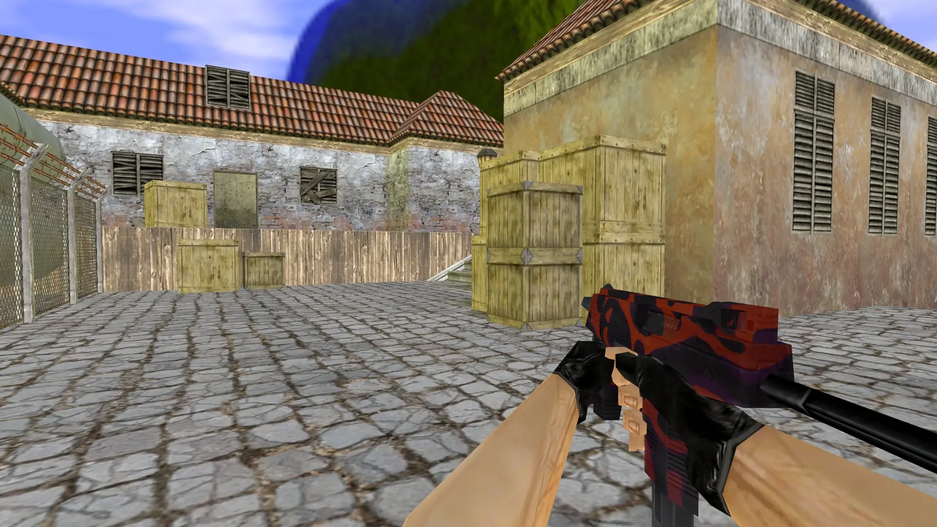MP9 | Ruby Poison Dart — de_inferno (first person)