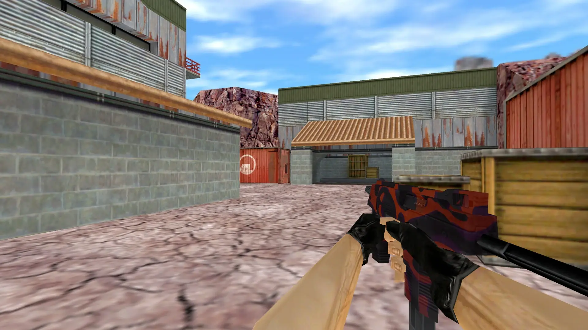 MP9 | Ruby Poison Dart — de_nuke (first person)