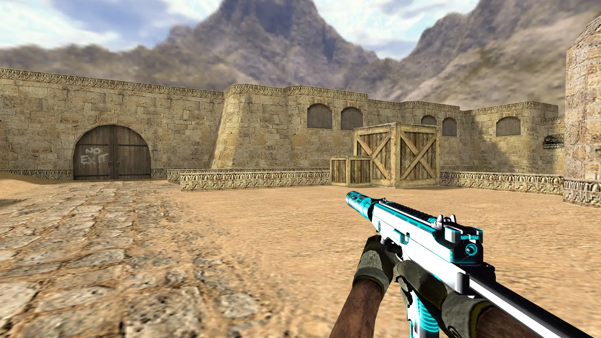 MP9 Tron — de_dust2 (first person)