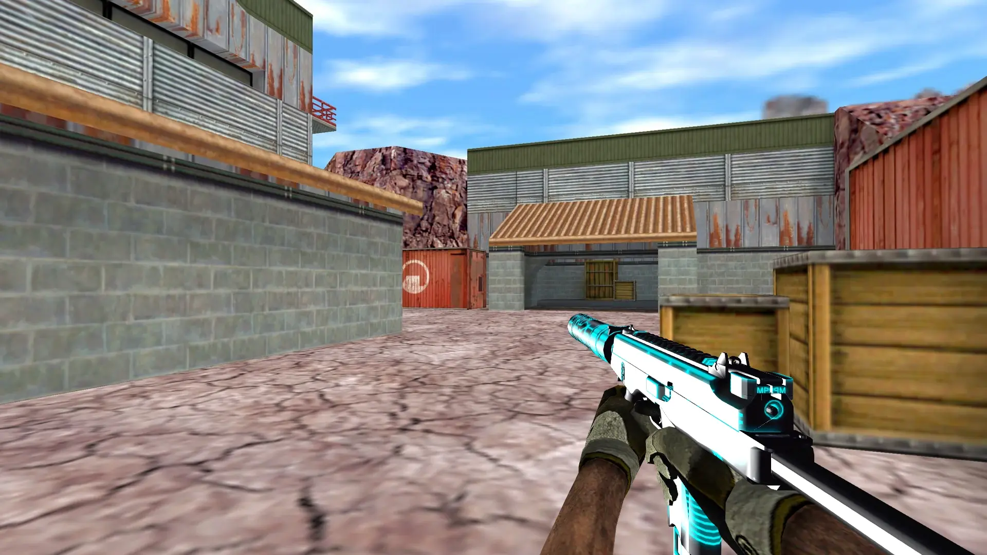 MP9 Tron — de_nuke (first person)
