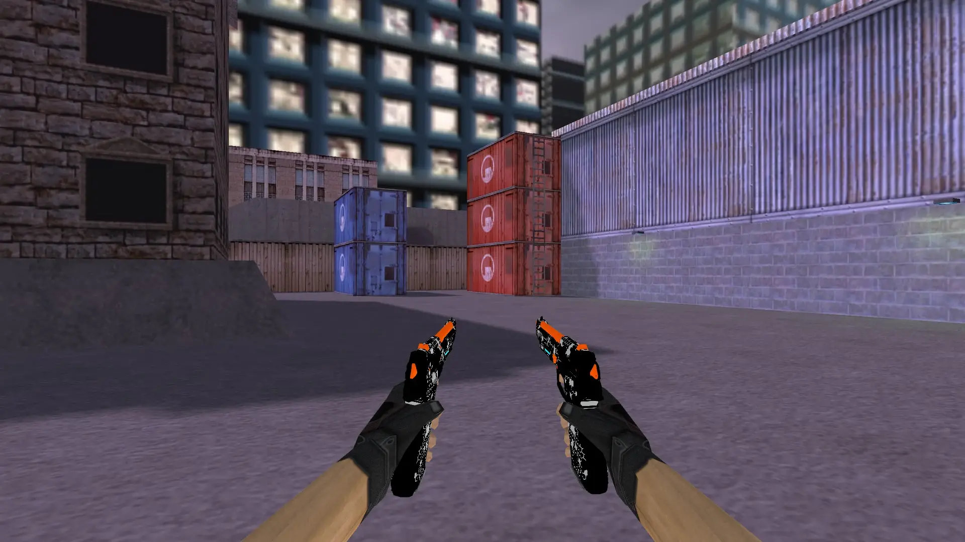 Dual Berettas Next Technology — cs_assault (first person)