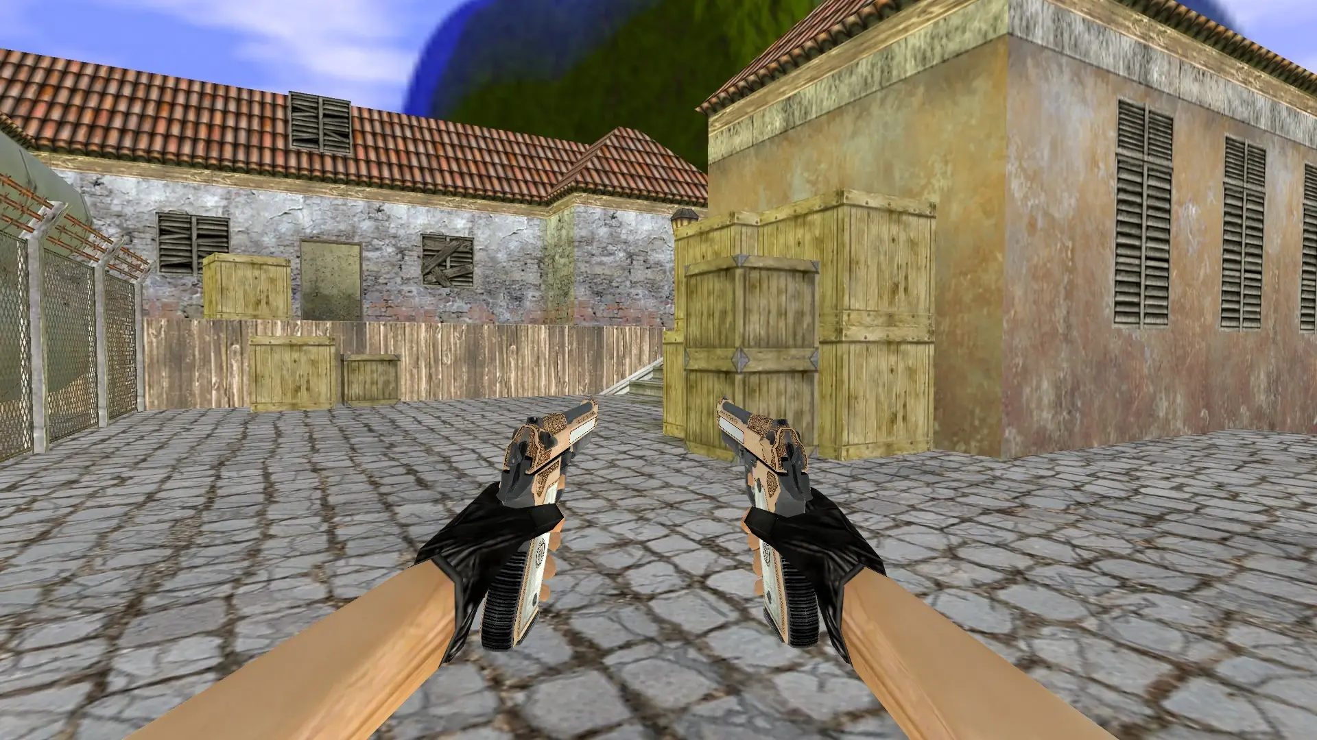 Dual Berettas Golden Cartel — de_inferno (first person)